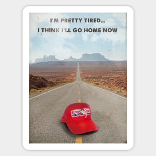 Forrest Gump retro travel art print Magnet